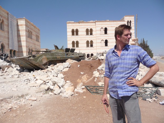 Bram Vermeulen in Syrië. Foto VPRO