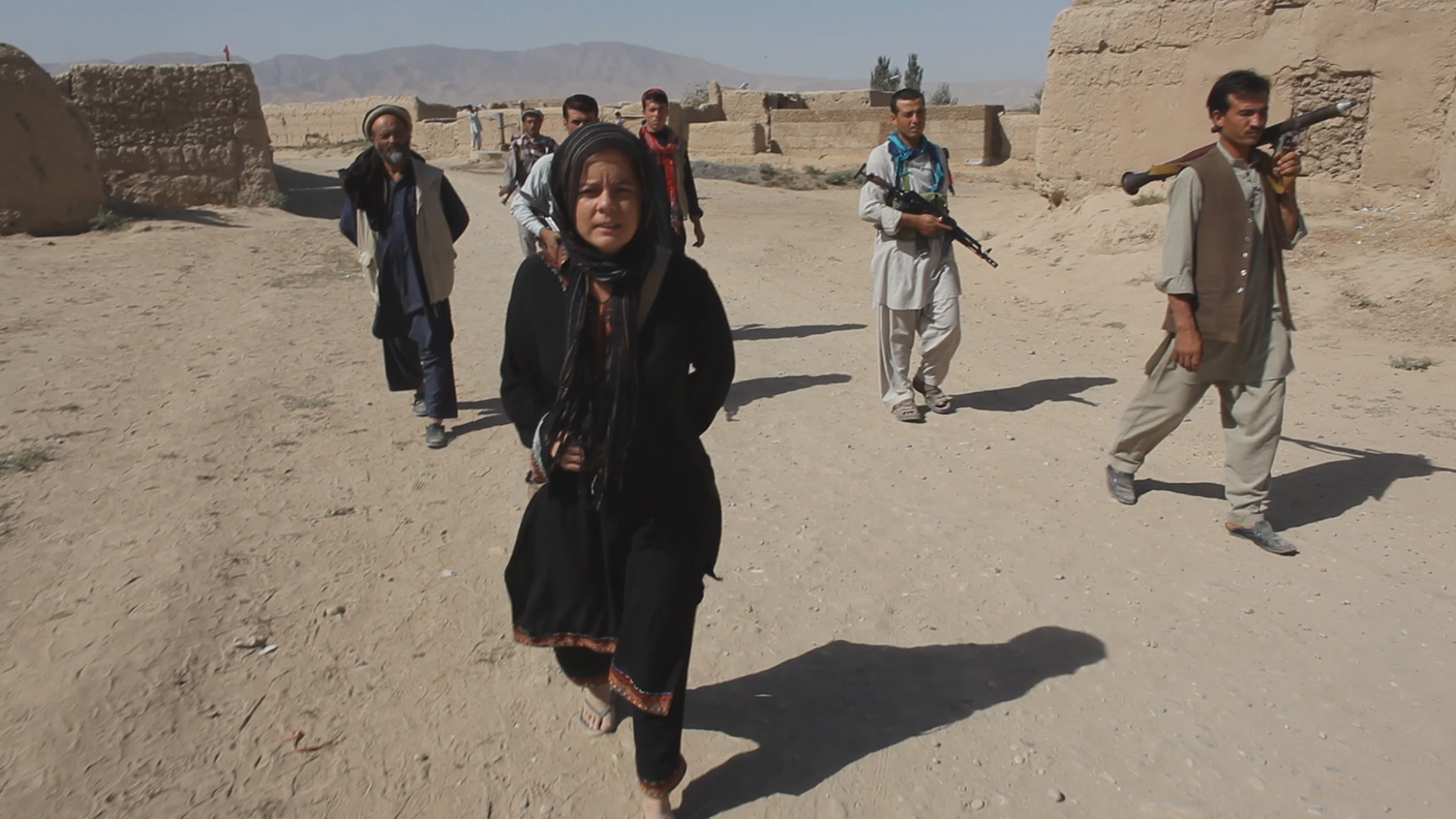 Natalie Righton in Afghanistan. Foto VPRO