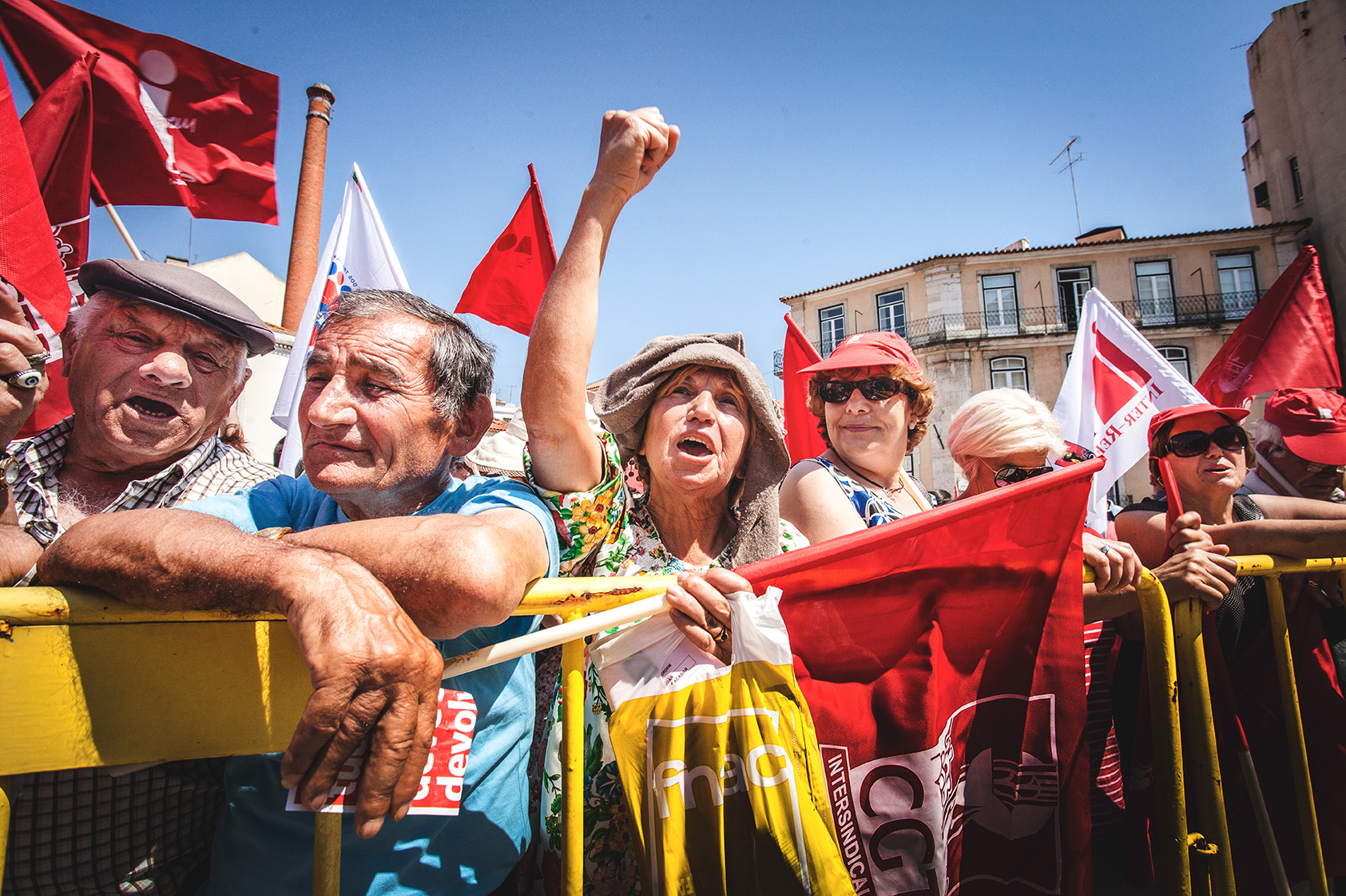 Bejaarden in actie in Portugal