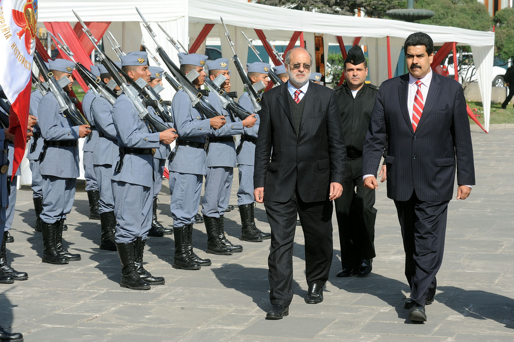 Nicolas Maduro (rechts) op staatsbezoek in Peru, 2011. Foto Congreso de la República del Perú / Wikimedia Commons